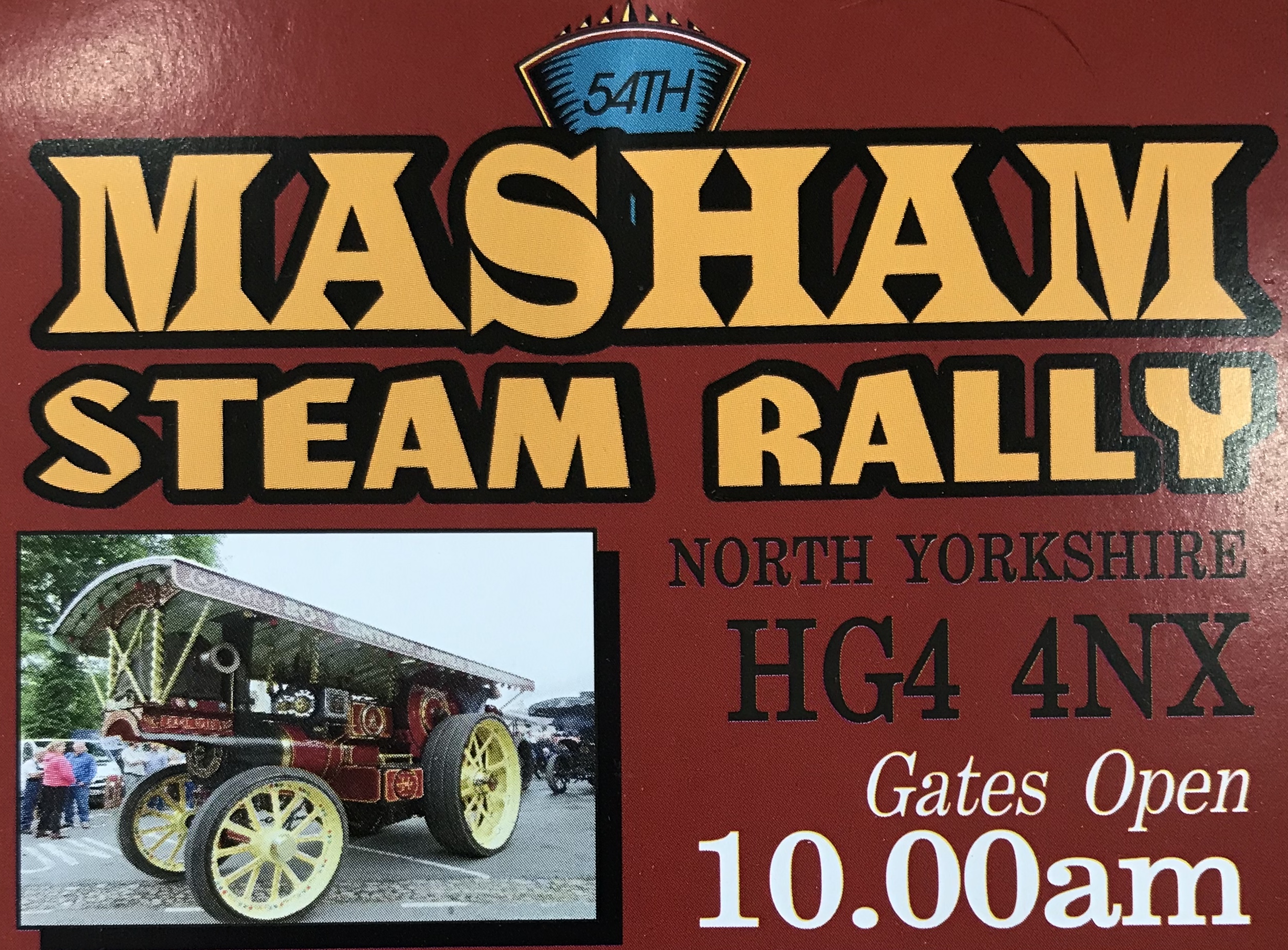 Masham Steam Rally - 20th & 21st July