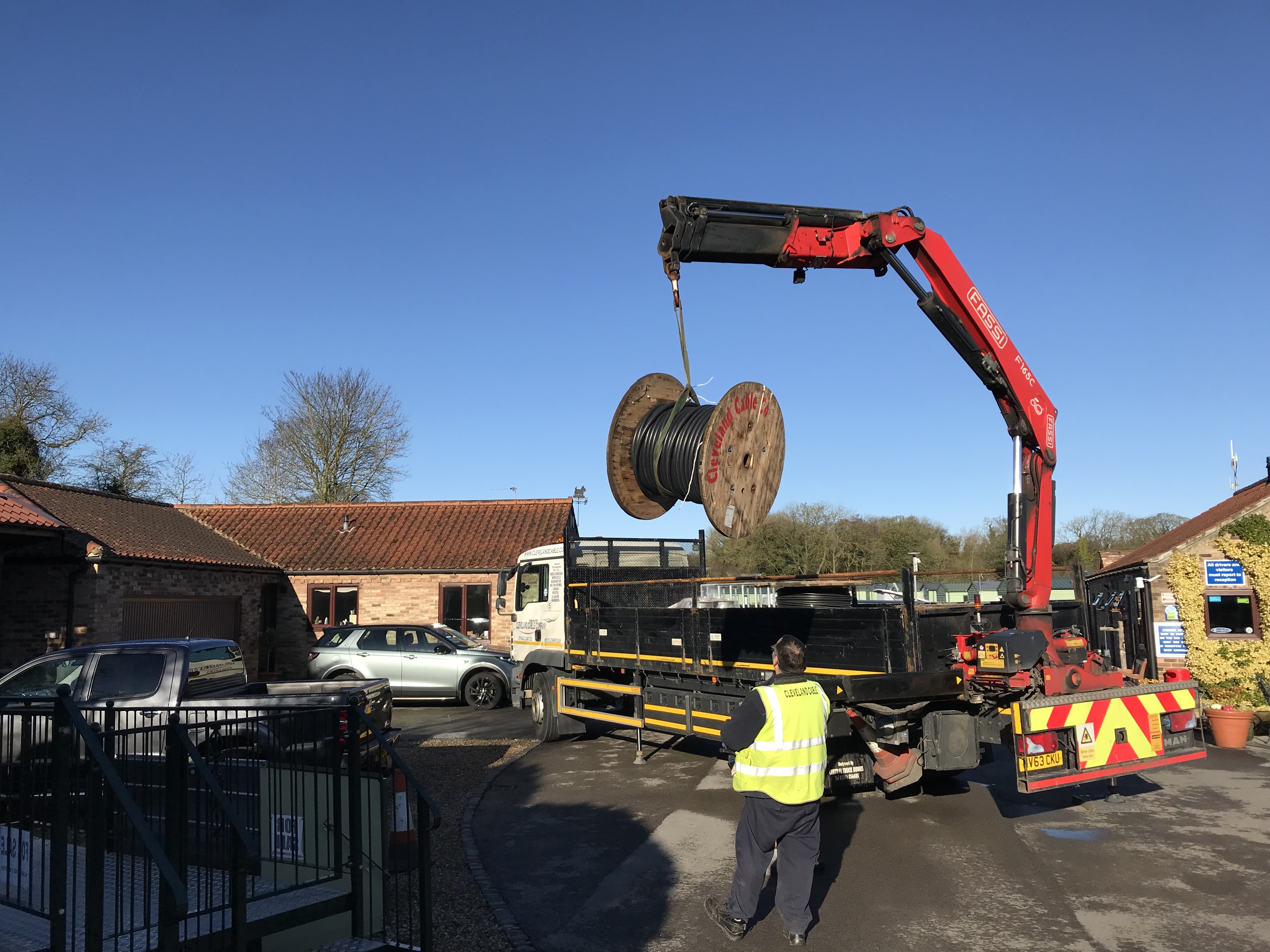 5th April – Cable Arrives